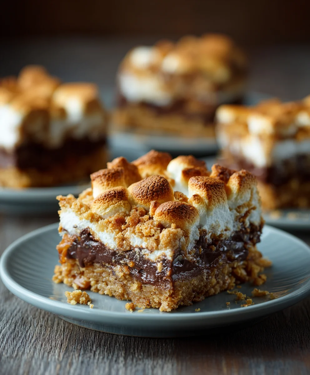 S'mores Seven Layer Bars-Easy Dessert Delight
