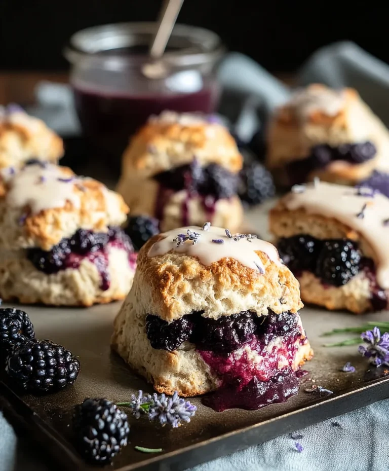 Blackberry Lavender Scones- Delicious Herbaceous Bites