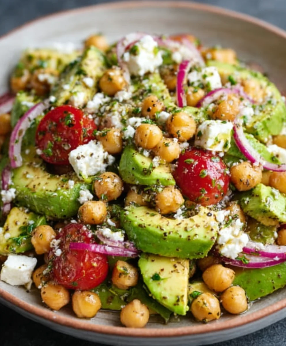 Easy Chickpea Salad Recipe- Delicious & Healthy