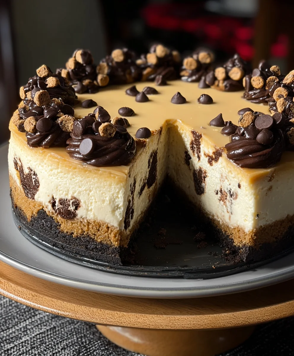 Chocolate Chip Cookie Cheesecake-Ultimate Dessert