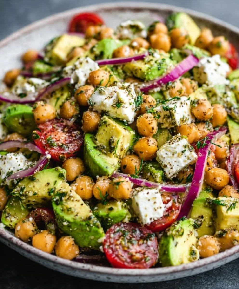 Easy Chickpea Salad Recipe- Delicious & Healthy