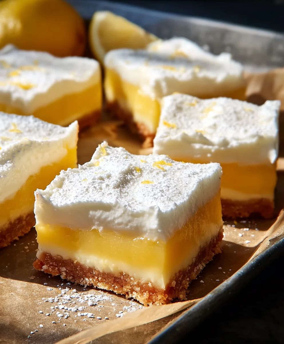 Tangy Citrus Dessert Squares-Zesty & Sweet Treat