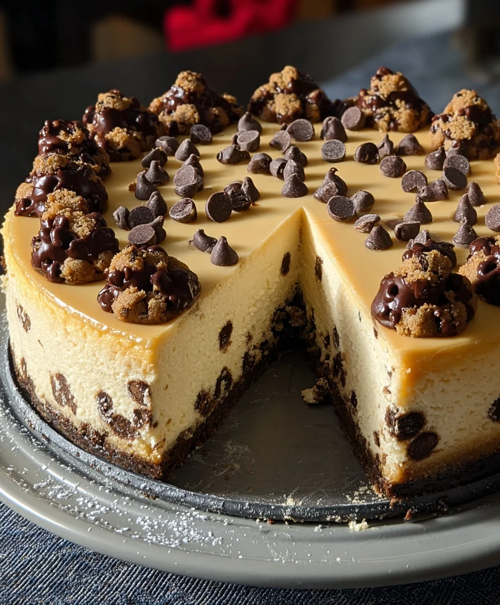 Chocolate Chip Cookie Cheesecake-Ultimate Dessert