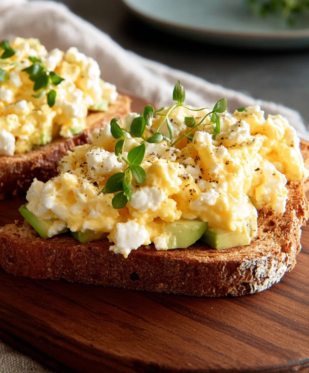 Mayo-Free Egg Salad with Cottage Cheese