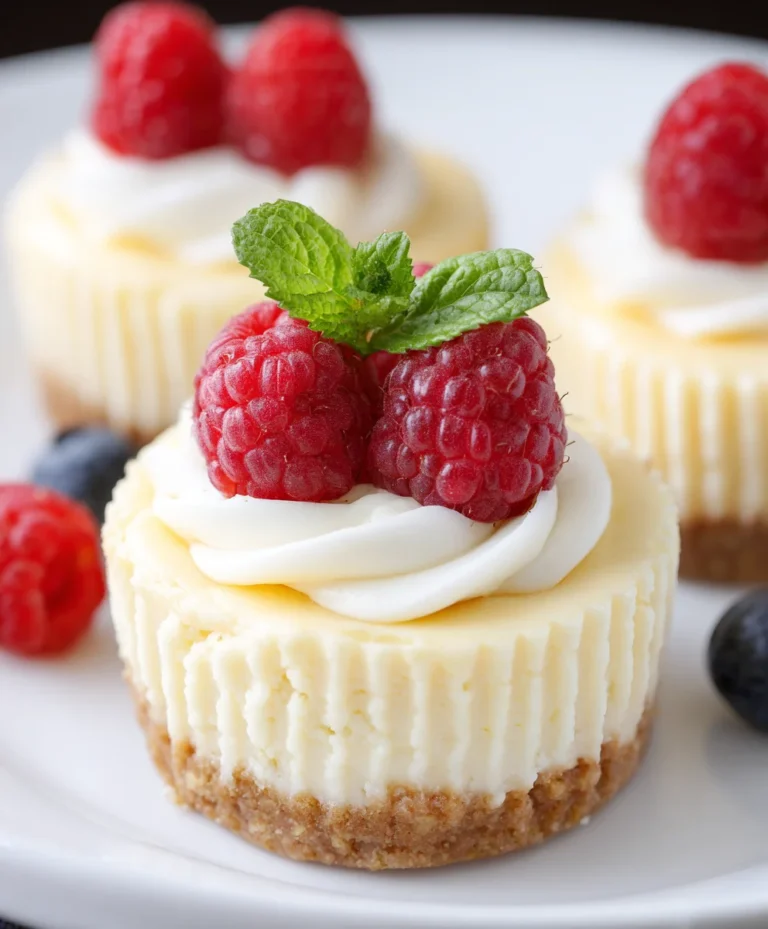 The Best Mini Cheesecake Recipe-Easy-Decadent