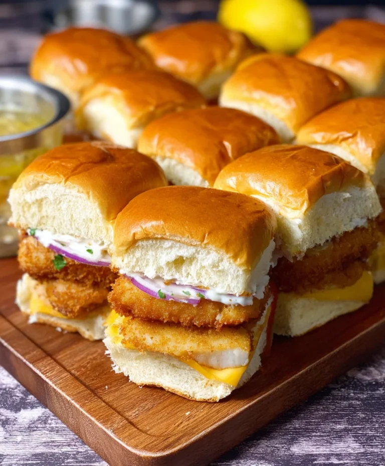 Filet O Fish Sliders – Easy Homemade Fish Burgers