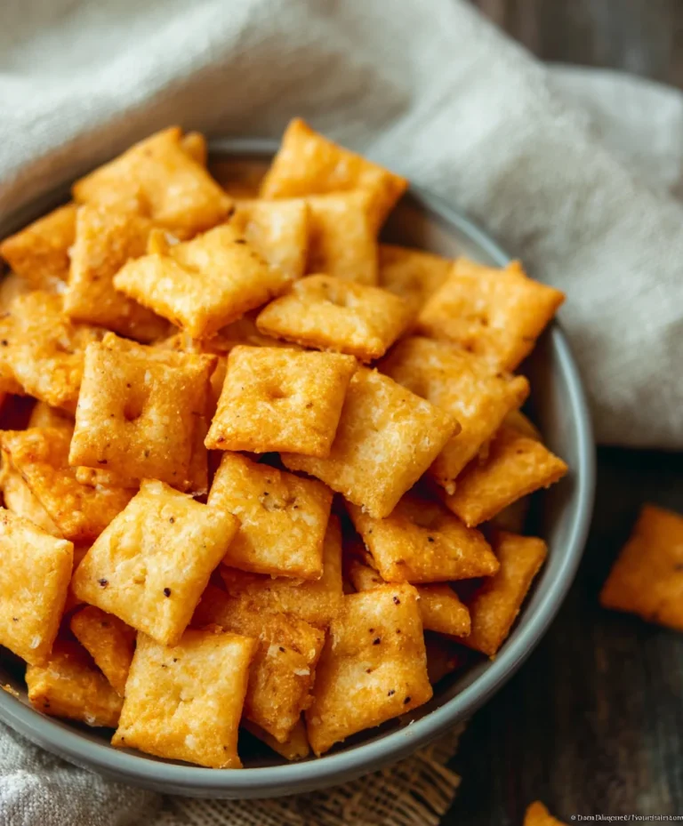 Gluten Free Cheez Its – Crispy Cheesy Snack Crackers