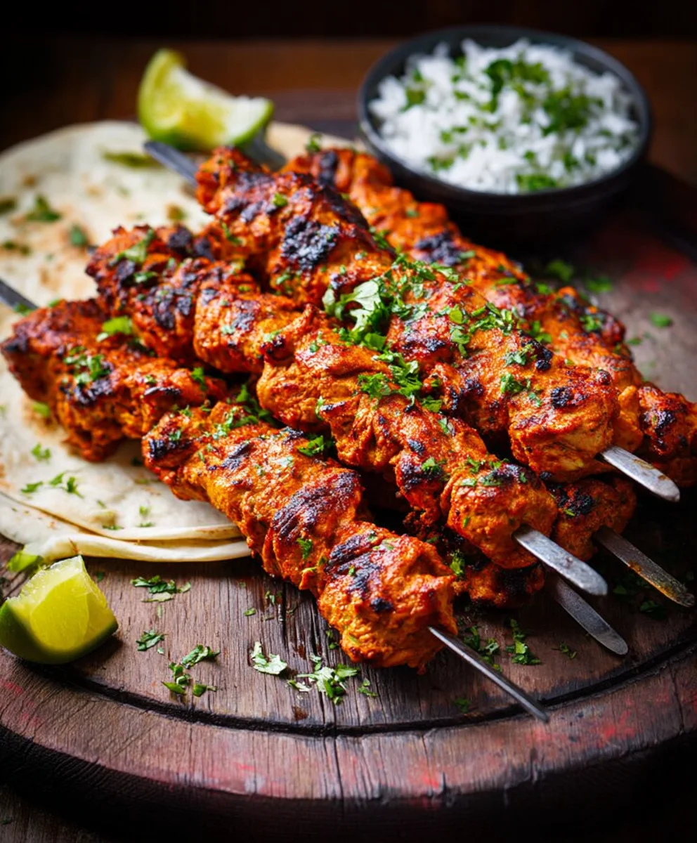 Easy Chicken Tikka Kebab Recipe- Flavorful Grill