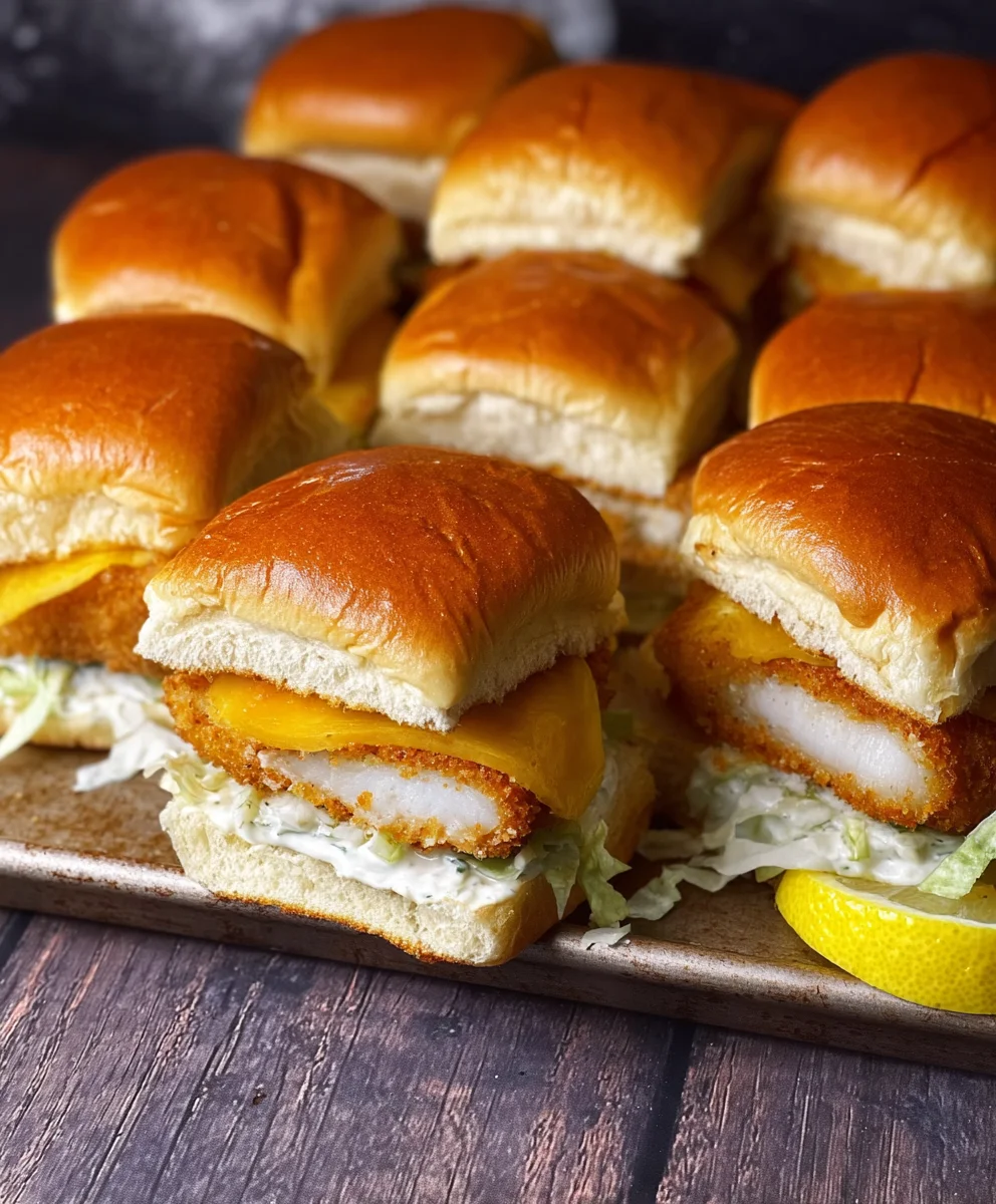 Filet O Fish Sliders - Easy Homemade Fish Burgers