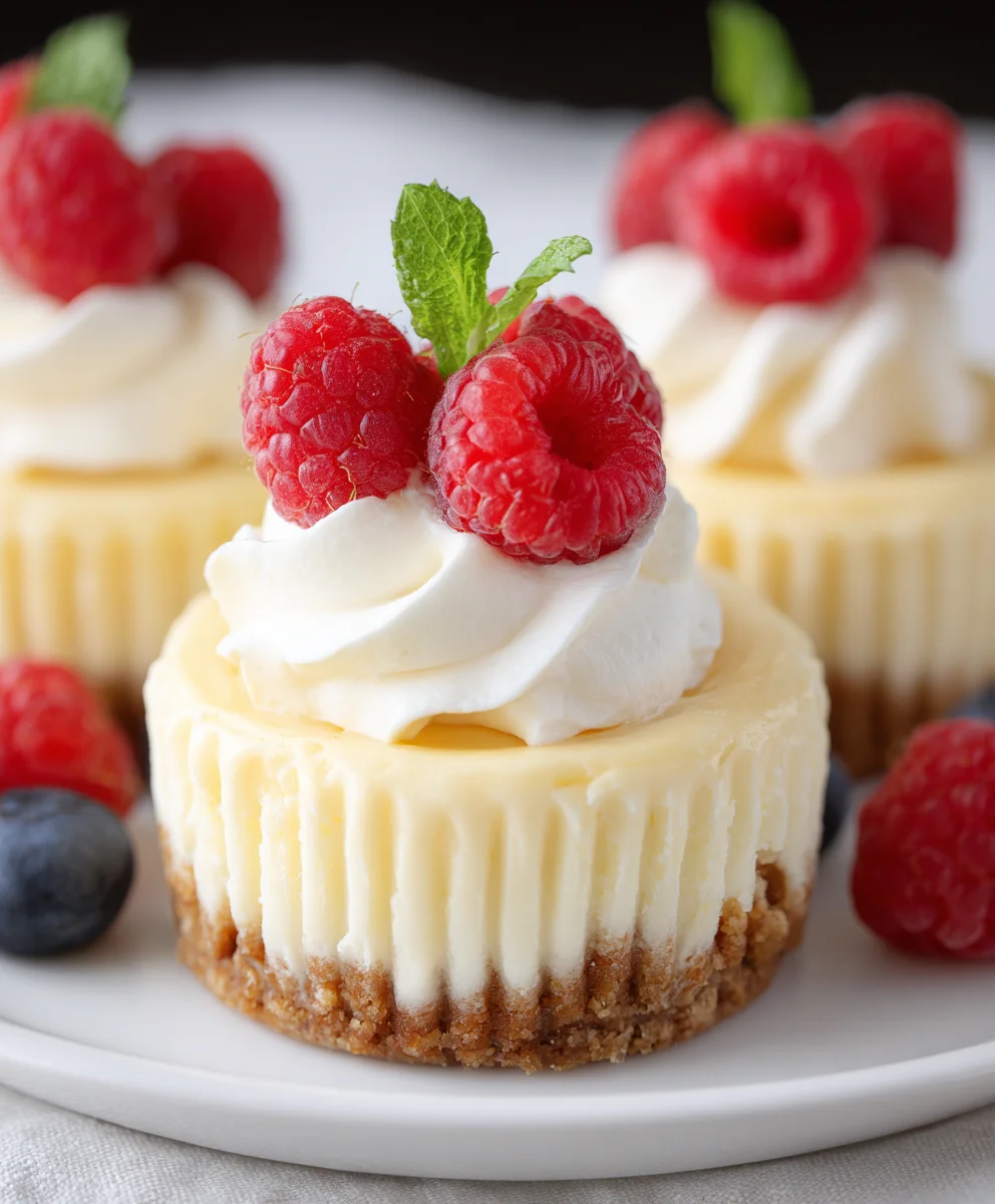 The Best Mini Cheesecake Recipe-Easy-Decadent