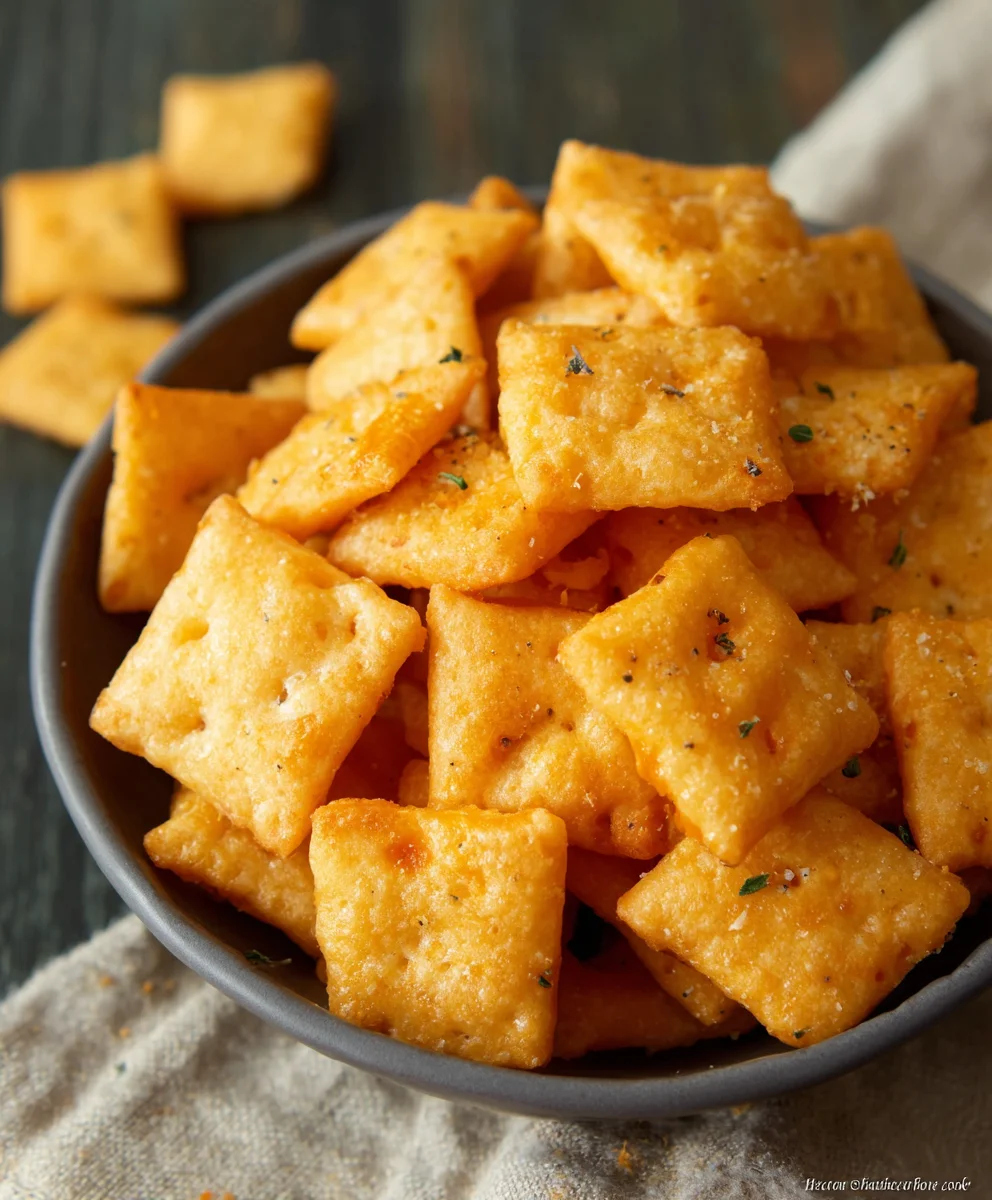 Gluten Free Cheez Its - Crispy Cheesy Snack Crackers