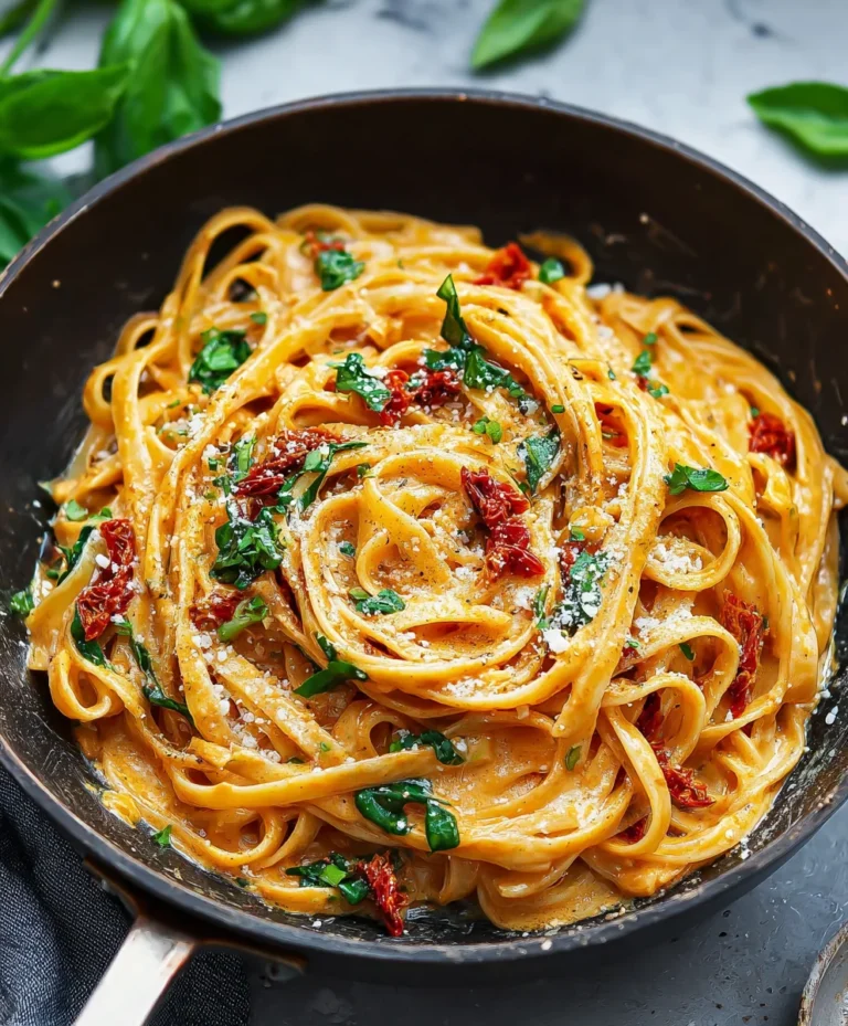Creamy Vegan Sun-Dried Tomato Pasta Recipe-Easy & Delicious