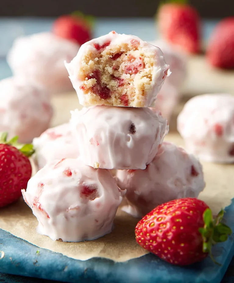 Easy Ingredient Strawberry Yogurt Bites