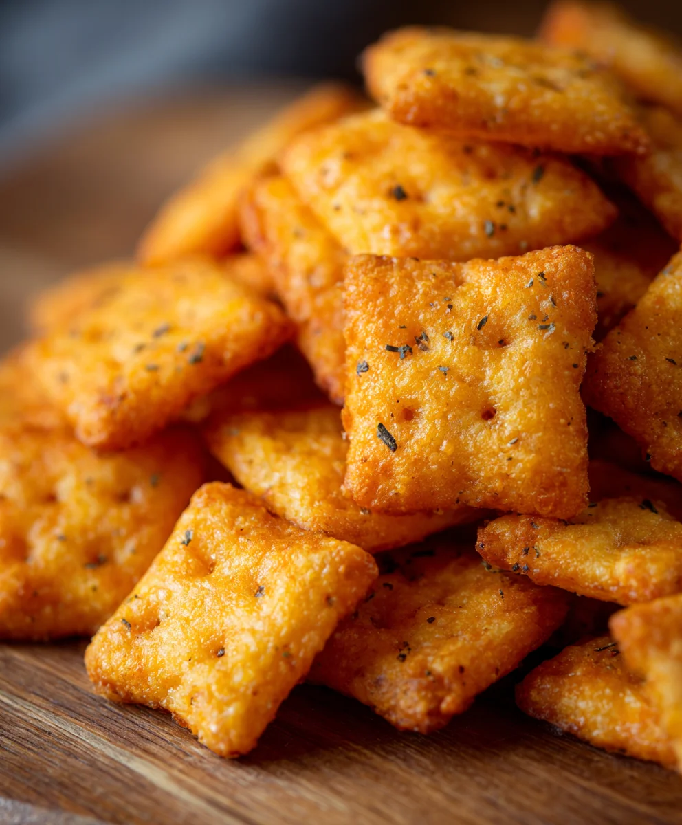 Homemade Cheddar Cheese Crackers-Cheez Its Recipe