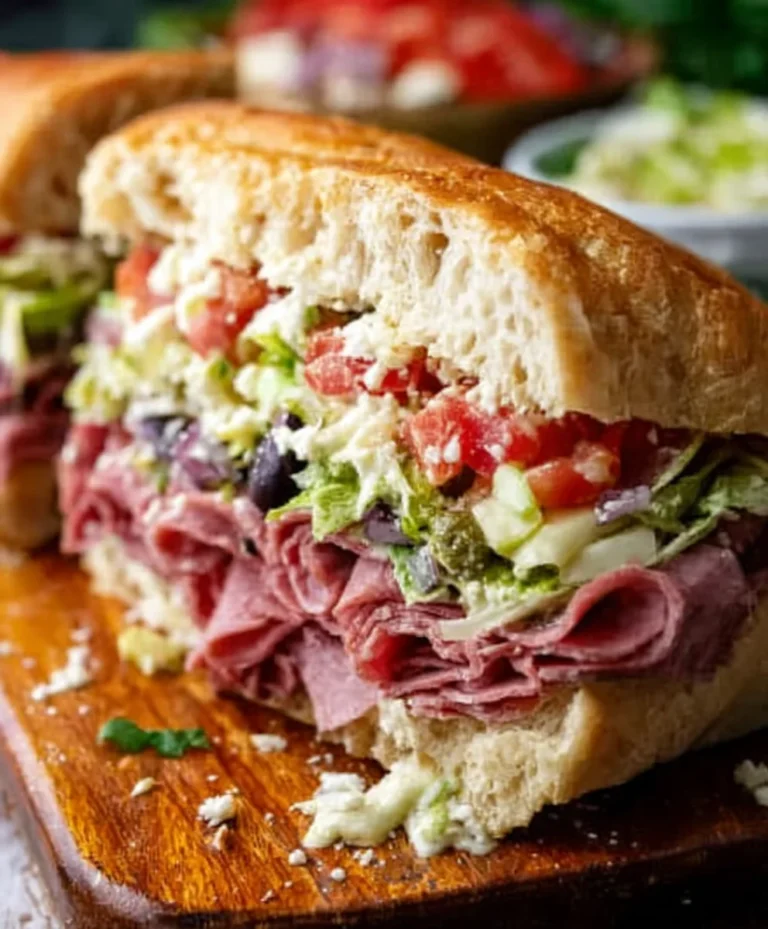 TikTok Viral Italian Beef Grinder Sandwich Recipe