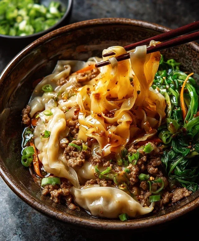 Potsticker Noodle Bowl