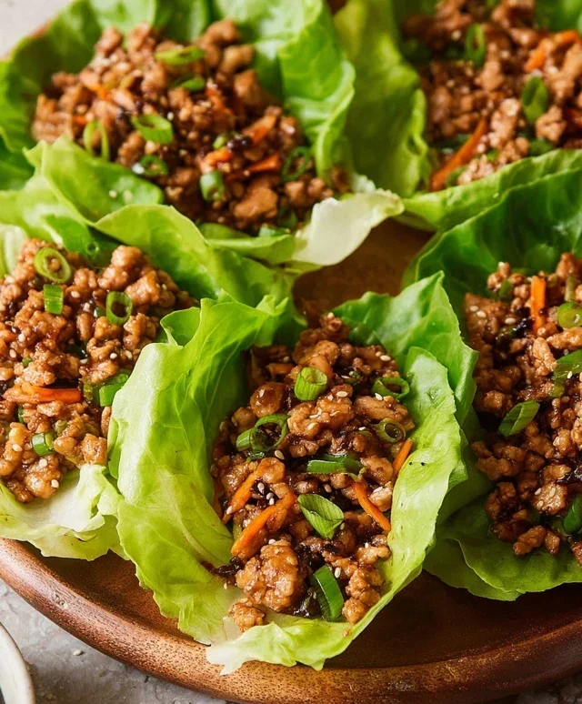 Crunchy PF Chang's Lettuce Wraps