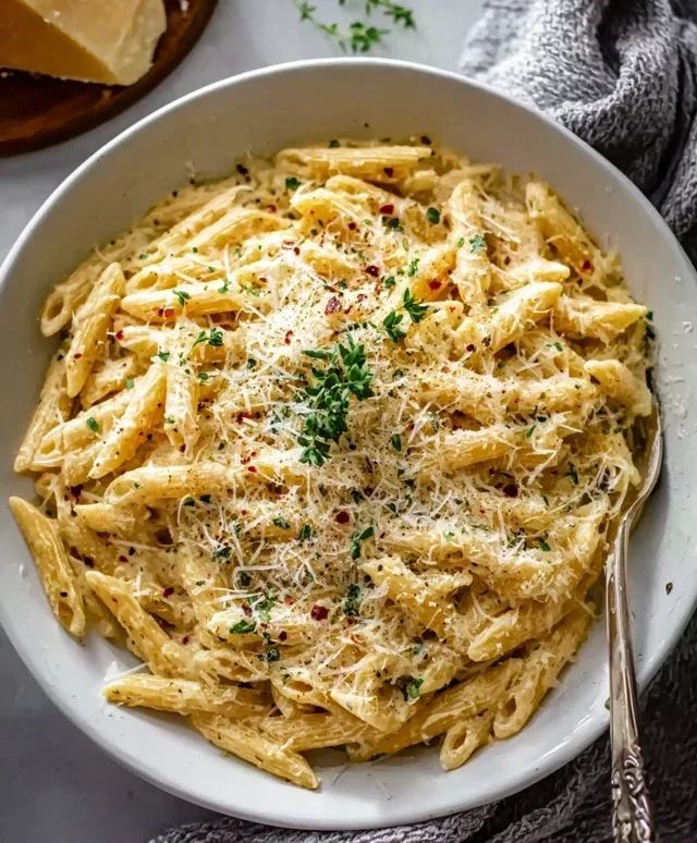 One Pot Creamy Garlic Pasta (Just 20 Minutes!)