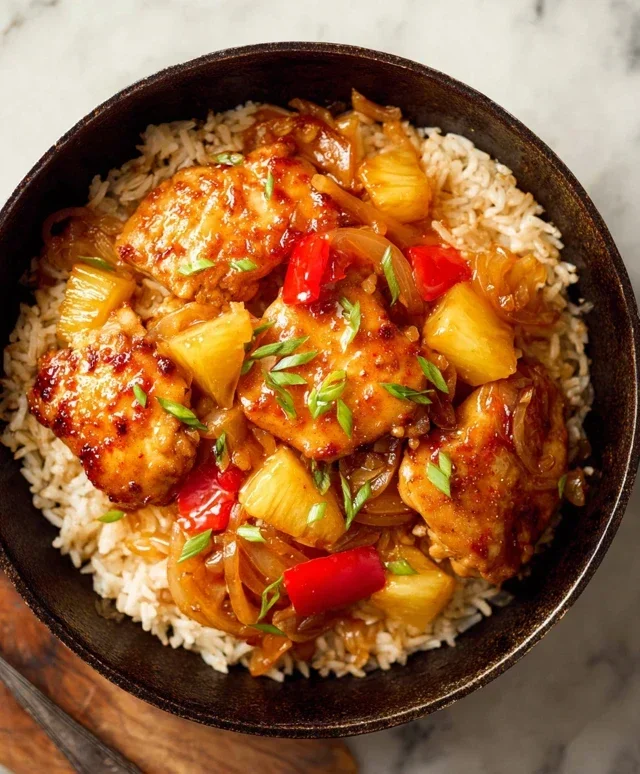 Pineapple Chicken and Rice