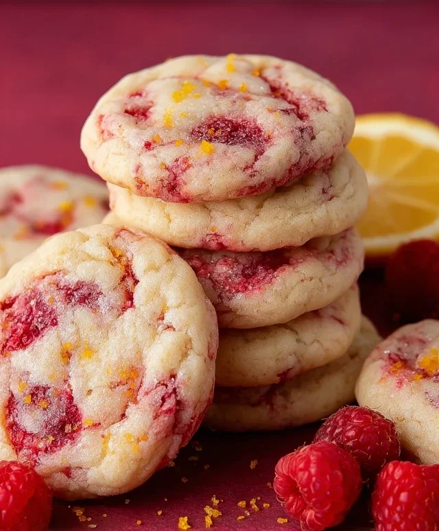 Lemon Raspberry Cookies
