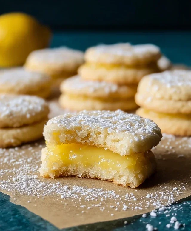 Lemon Bar Butter Cookies