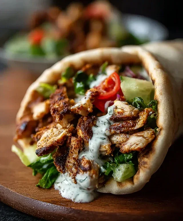 Chicken Shawarma with Garlic Sauce Recipe (Easy & Delicious)