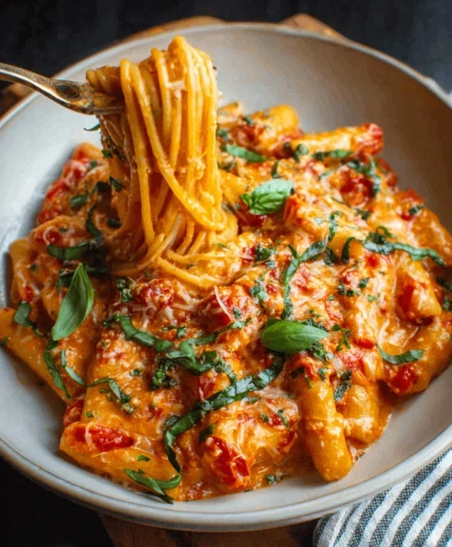 Creamy Tomato Garlic Pasta