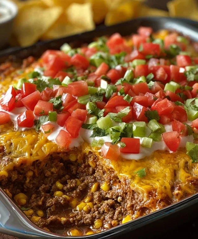 Walking Taco Casserole