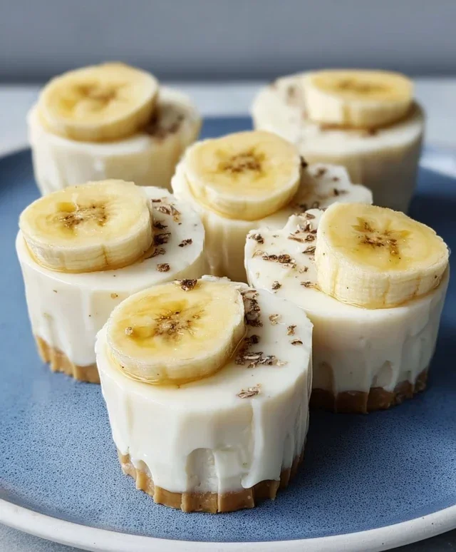 Frozen Banana Yogurt Bites