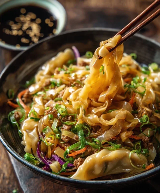 Potsticker Noodle Bowl