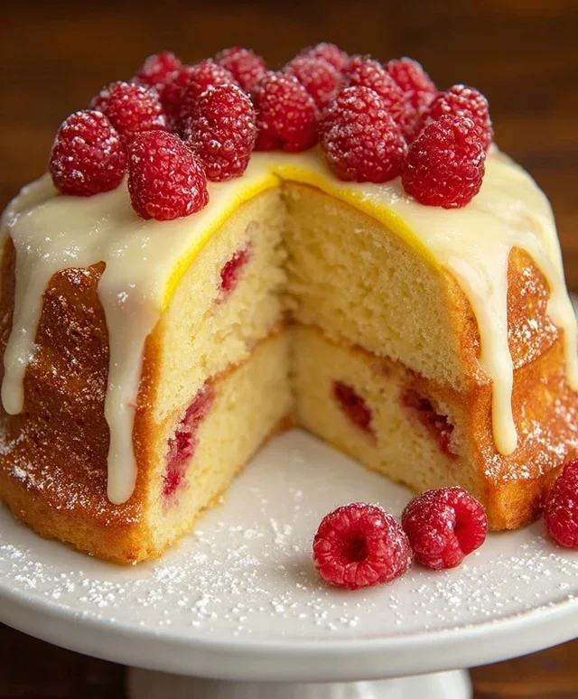 Raspberry Lemon Cake
