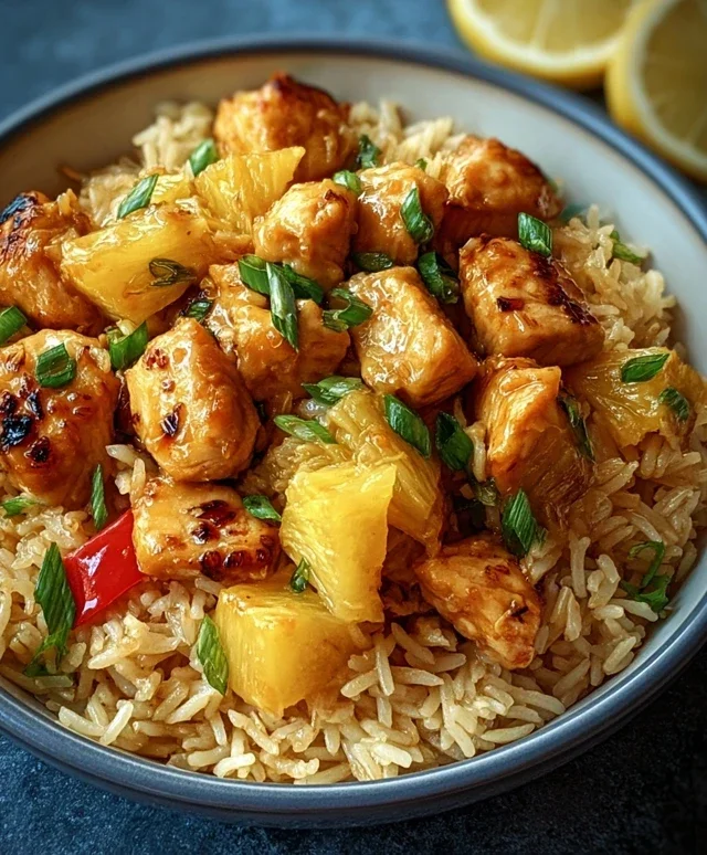 Pineapple Chicken and Rice