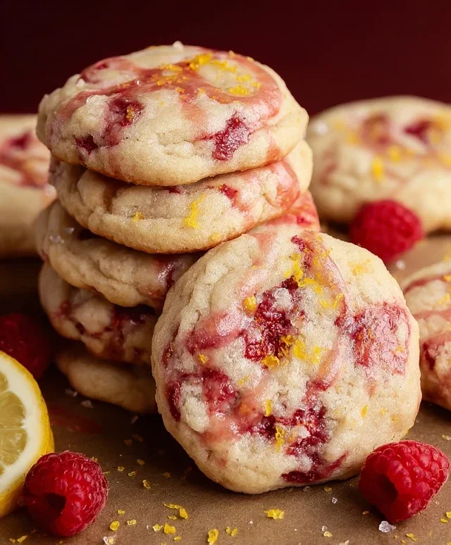 Lemon Raspberry Cookies