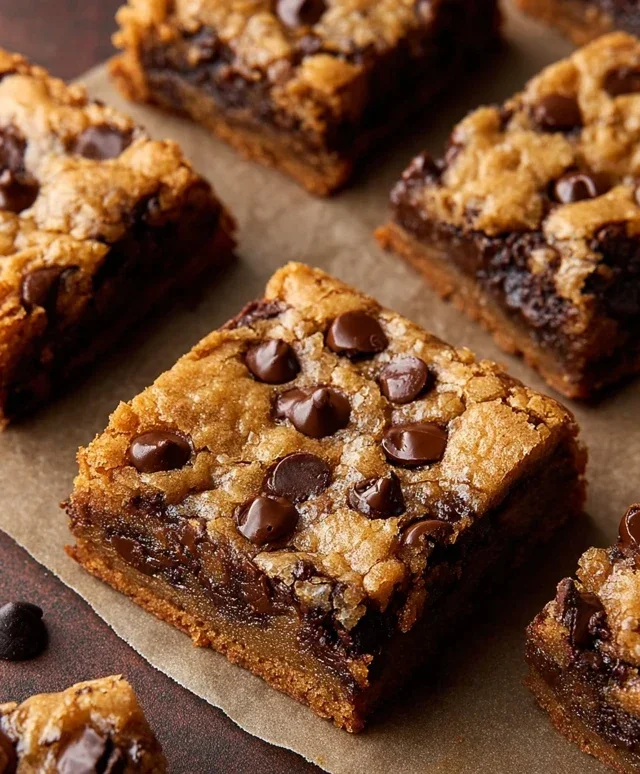 Banana Chocolate Chip Cookie Bars