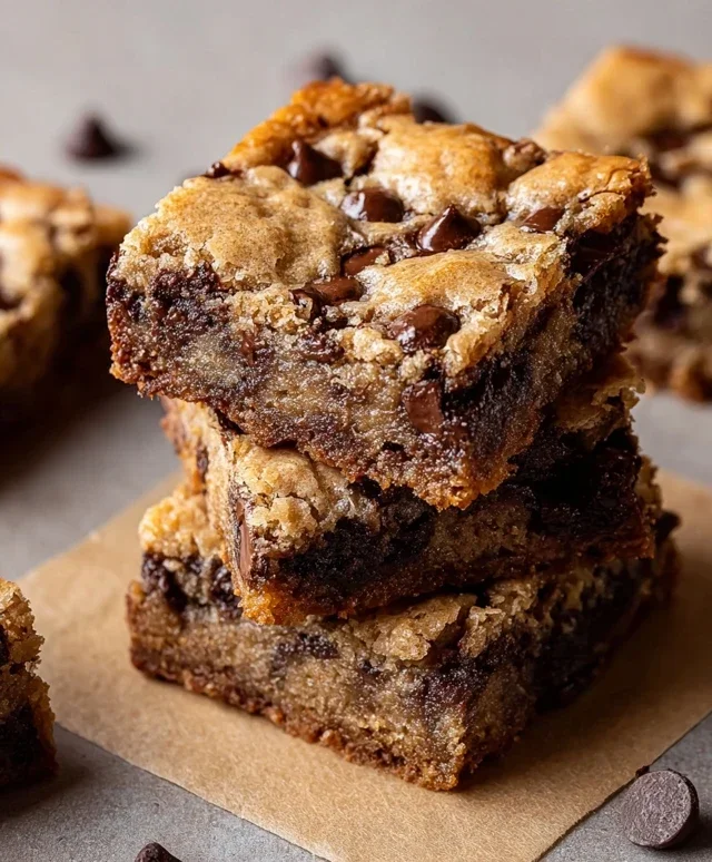 Banana Chocolate Chip Cookie Bars