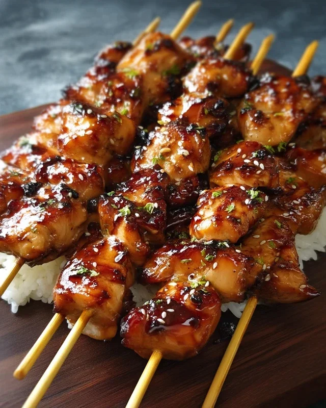 Teriyaki Chicken Skewers