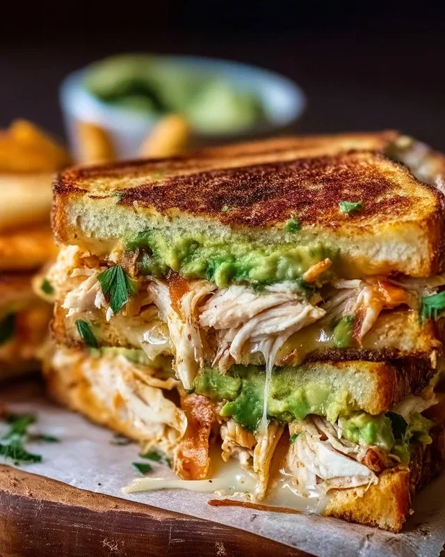 Chicken Avocado Melt Sandwich