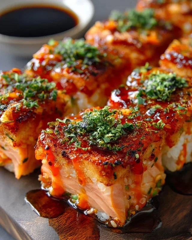 Spicy Salmon Sushi Bake Recipe