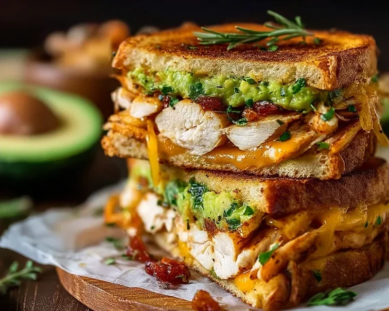 Chicken Avocado Melt Sandwich