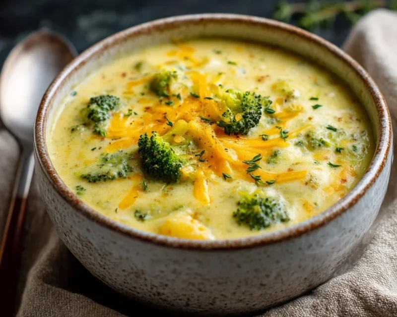 Broccoli Potato Cheese Soup Recipe