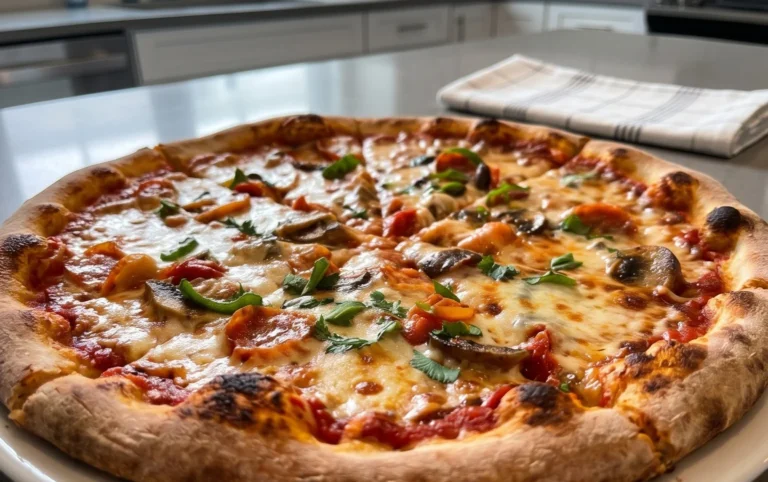 An excellent No Yeast Pizza Dough - quick easy homemade pizza!