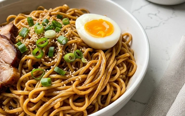 Easy Saucy Ramen Noodles