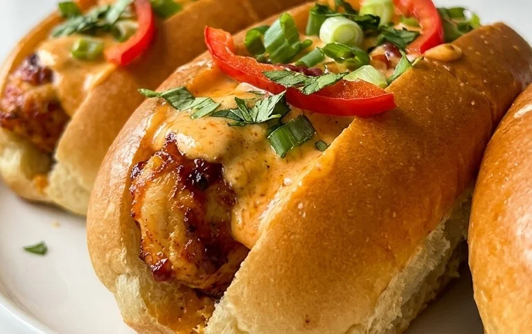 Cheesy Dynamite Chicken Buns
