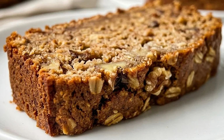 Healthy 5-Ingredient Flourless Banana Bread
