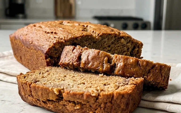 Healthy 5-Ingredient Flourless Banana Bread