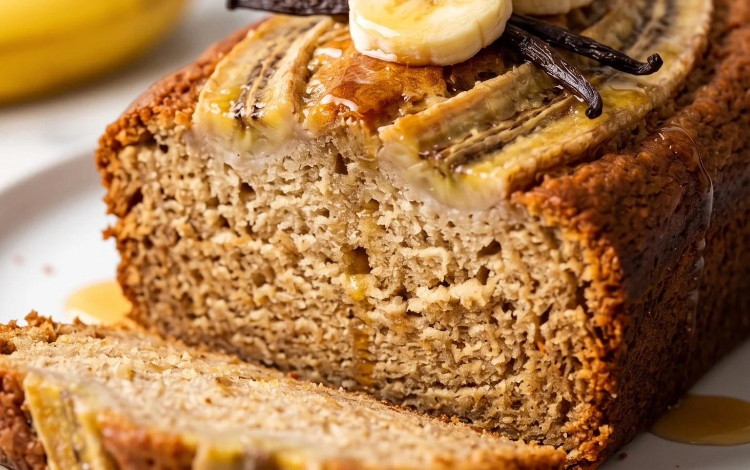The BEST Honey Vanilla Banana Bread ~ Soft & Fluffy, Easy Recipe