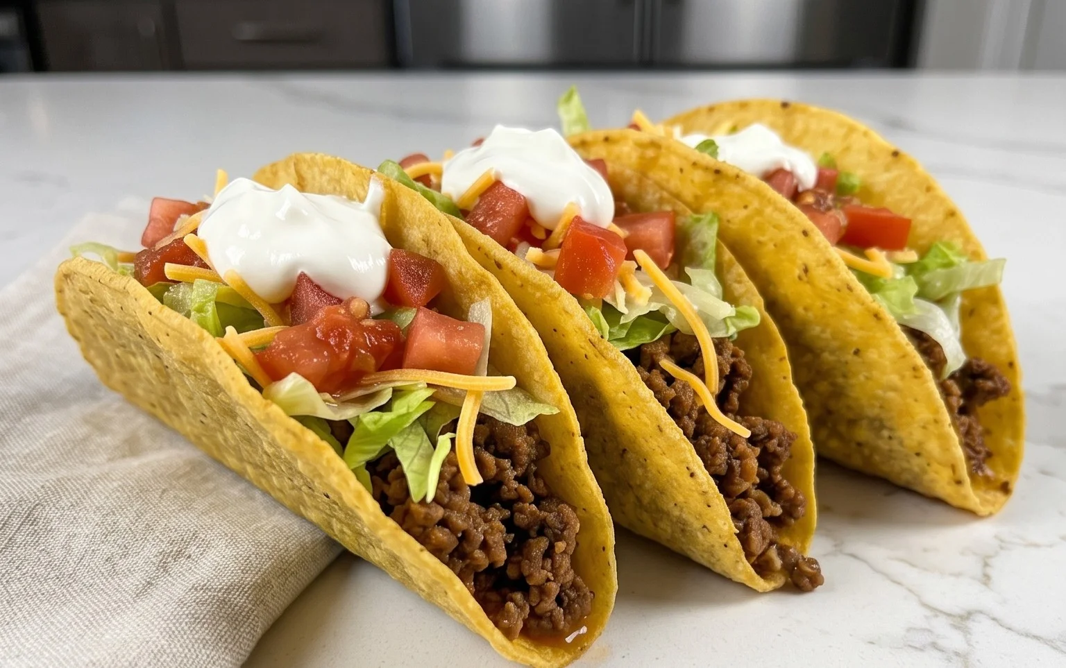 Crispy Ground Beef Tacos