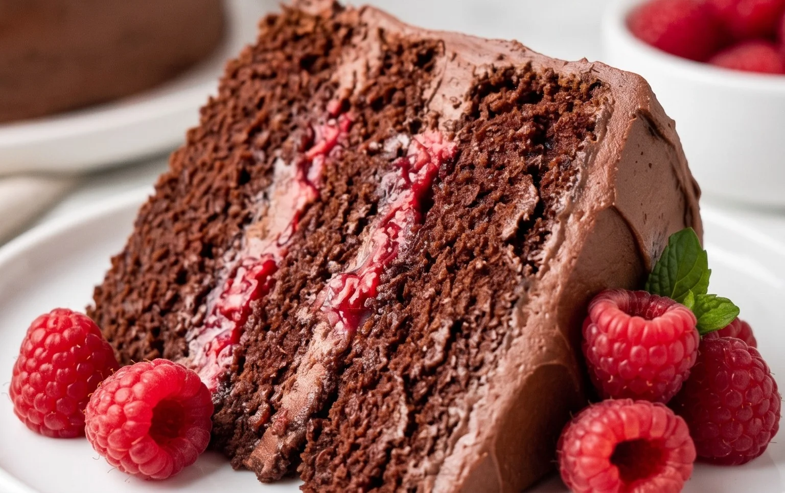Chocolate Raspberry Cake