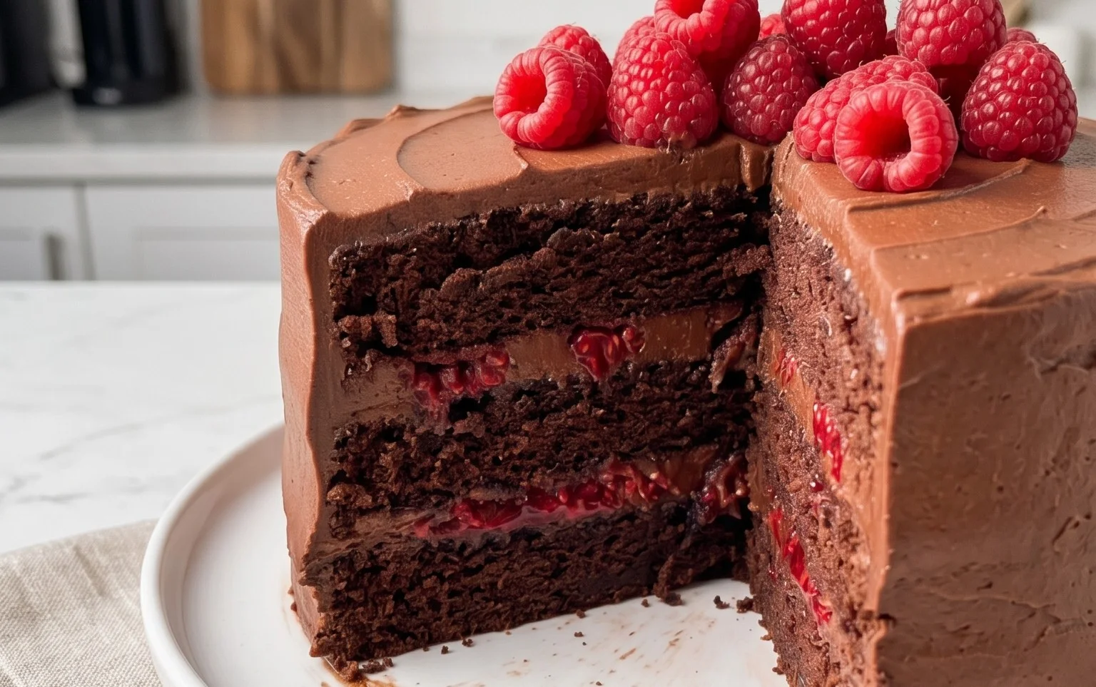 Chocolate Raspberry Cake