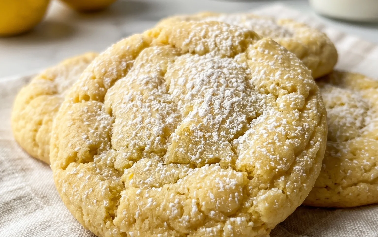 Soft & Chewy Lemon Cookies